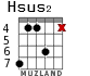 Hsus2 для гитары - вариант 2