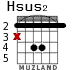 Hsus2 для гитары - вариант 1