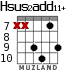 Hsus2add11+ для гитары - вариант 3