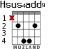 Hsus4add9 для гитары - вариант 2