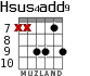 Hsus4add9 для гитары - вариант 6