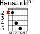 Hsus4add9- для гитары - вариант 2