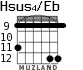 Hsus4/Eb для гитары - вариант 5