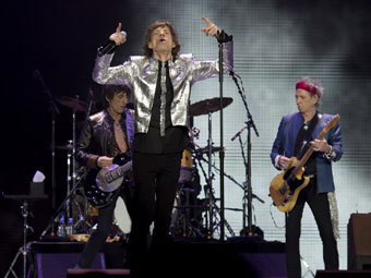 The Rolling Stones споют с Леди Гагой