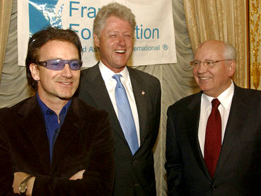 Лидер U2 заявил об исключительном влиянии Горбачёва на мир