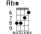 Abm для укулеле - вариант 4