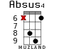 Absus4 для укулеле - вариант 9