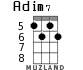 Adim7 для укулеле - вариант 2