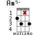 Am5- для укулеле - вариант 11