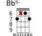 Bb5- для укулеле - вариант 16