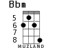 Bbm для укулеле - вариант 5