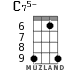 C75- для укулеле - вариант 3