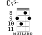 C75- для укулеле - вариант 4