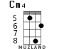 Cm4 для укулеле - вариант 3