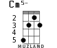 Cm5- для укулеле - вариант 2
