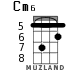 Cm6 для укулеле - вариант 5