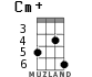 Cm+ для укулеле - вариант 1