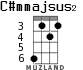 C#mmajsus2 для укулеле - вариант 2