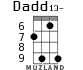 Dadd13- для укулеле - вариант 4