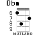 Dbm для укулеле - вариант 5