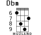 Dbm для укулеле - вариант 6