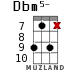 Dbm5- для укулеле - вариант 12