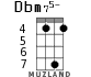 Dbm75- для укулеле - вариант 3