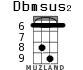 Dbmsus2 для укулеле - вариант 4