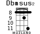 Dbmsus2 для укулеле - вариант 6