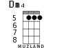 Dm4 для укулеле - вариант 3