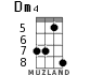 Dm4 для укулеле - вариант 4