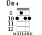 Dm4 для укулеле - вариант 6