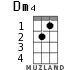 Dm4 для укулеле - вариант 1