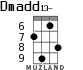 Dmadd13- для укулеле - вариант 5