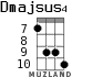 Dmajsus4 для укулеле - вариант 5