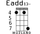 Eadd13- для укулеле - вариант 4