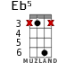 Eb5 для укулеле - вариант 6