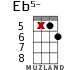 Eb5- для укулеле - вариант 14