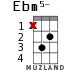 Ebm5- для укулеле - вариант 8