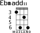 Ebmadd11 для укулеле - вариант 2