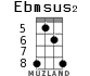 Ebmsus2 для укулеле - вариант 4