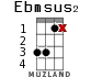 Ebmsus2 для укулеле - вариант 8