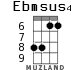 Ebmsus4 для укулеле - вариант 5
