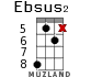 Ebsus2 для укулеле - вариант 10
