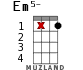 Em5- для укулеле - вариант 13