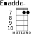 Emadd13- для укулеле - вариант 5