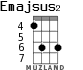 Emajsus2 для укулеле - вариант 2