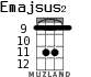 Emajsus2 для укулеле - вариант 5