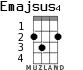 Emajsus4 для укулеле - вариант 2