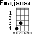 Emajsus4 для укулеле - вариант 1